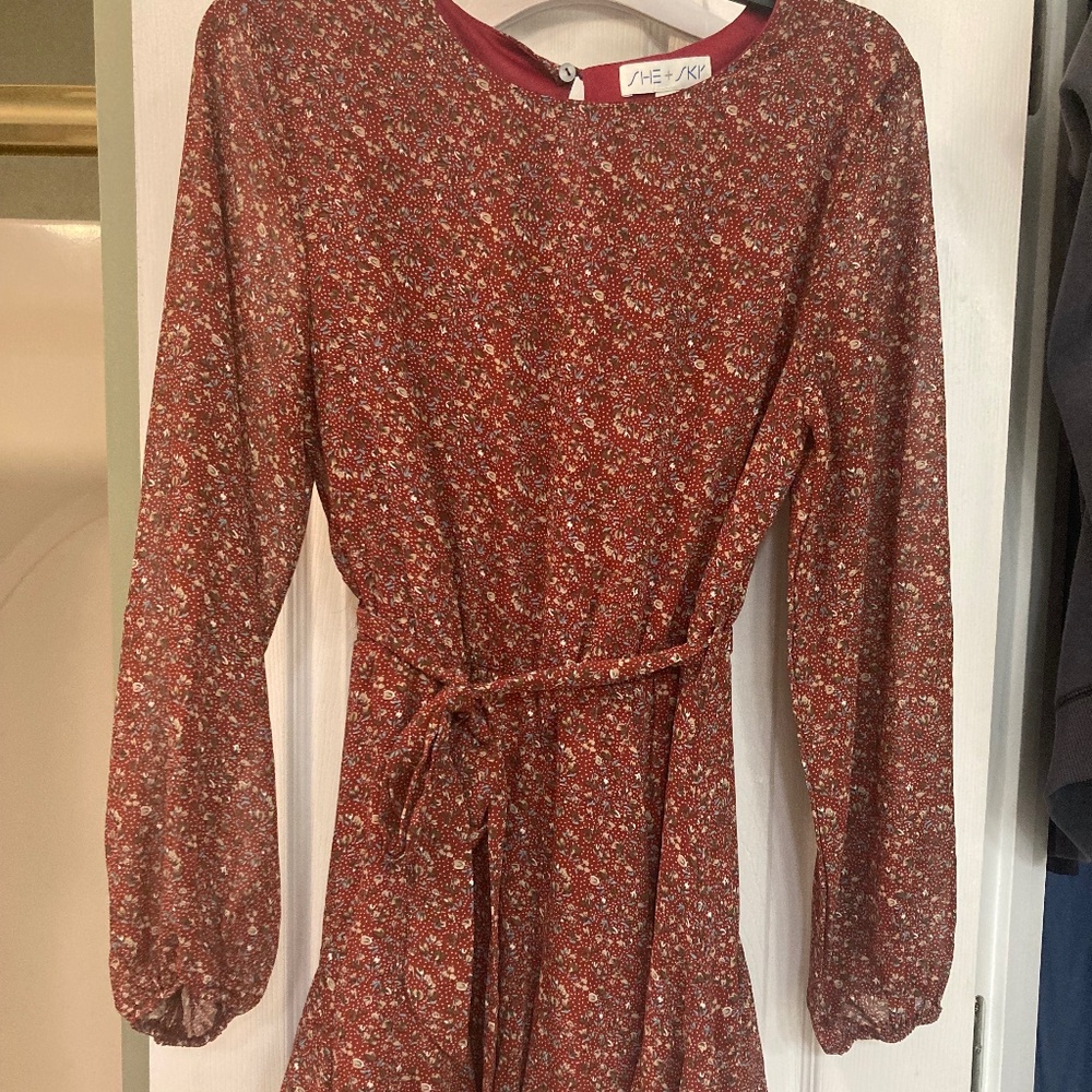 Boutique fall dress  size small
